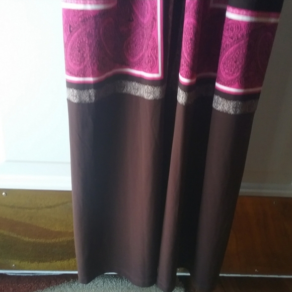 Vintage INC Illusion Scarf Maxi Dress - Picture 11 of 11